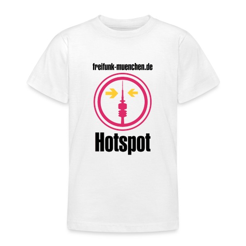 Freifunk München Hotspot mit URL - Teenager T-Shirt