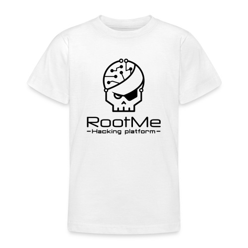Root Me black with text - Koszulka młodzieżowa