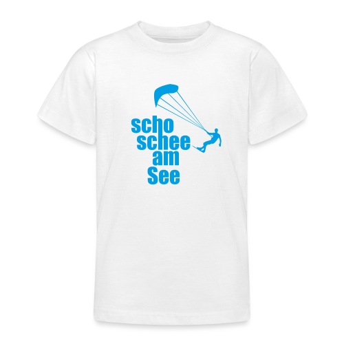 scho schee am See Surfer 01 kite surfer - Teenager T-Shirt