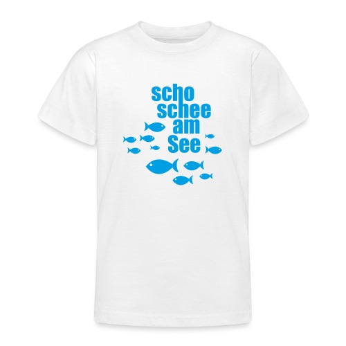 scho schee am See Fische - Teenager T-Shirt