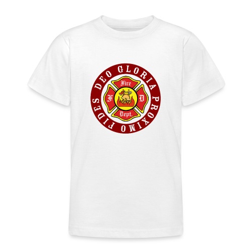 Feuerwehrlogo American style - Teenager T-Shirt