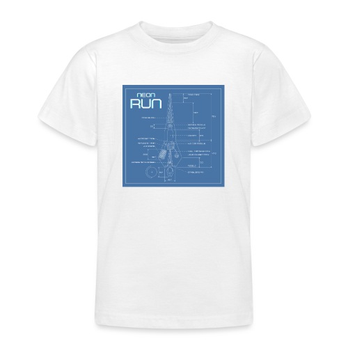 NeonRun blueprint - Teenager T-shirt