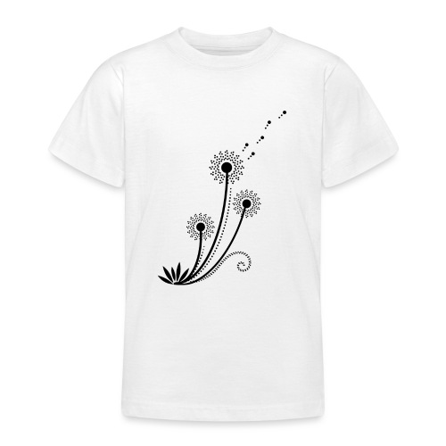Pusteblume, Löwenzahn, Dandelion, Blume, Frühling - Teenager T-Shirt