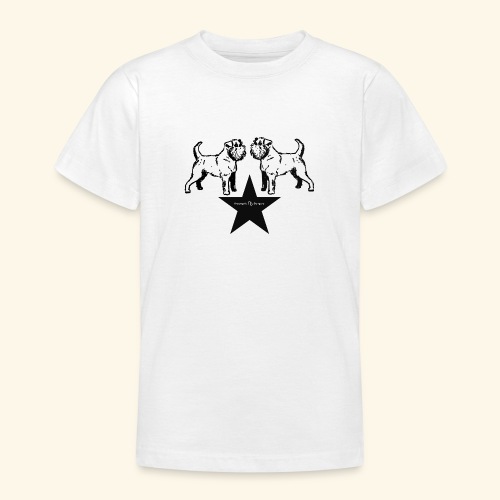 Brussels Griffon Logo - T-shirt Ado