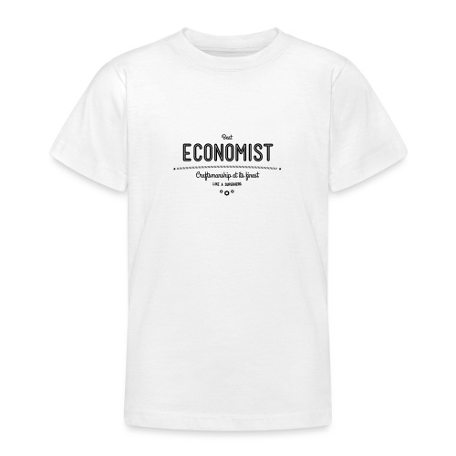 Bester Ökonom - wie ein Superheld - Teenager T-Shirt