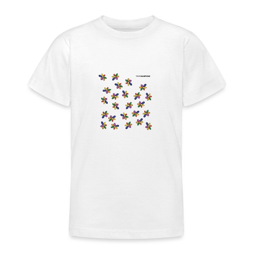 colour flower design tc - Teenage T-Shirt