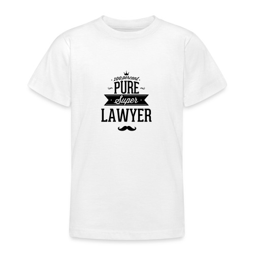 100 Prozent super Anwalt - Teenager T-Shirt