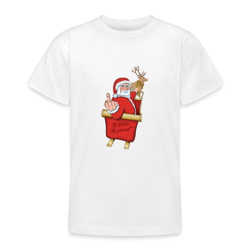 Père Noël Fuck Xmas - T-shirt Ado