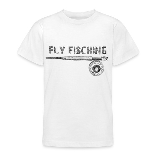Angel fly fishing - Teenager T-Shirt