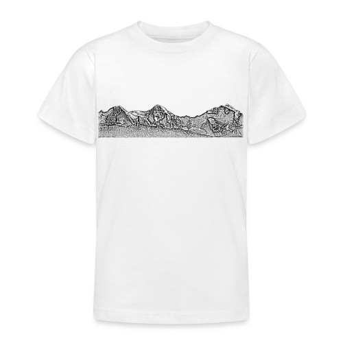 Eiger Mönch Jungfrau Panorama - Teenager T-Shirt