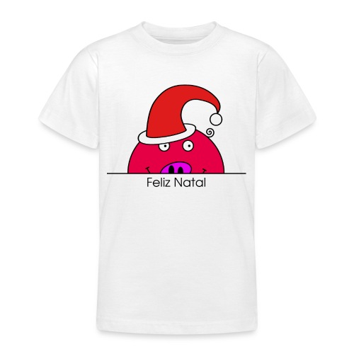 Happy Rosanna - Feliz Natal - Teenage T-Shirt