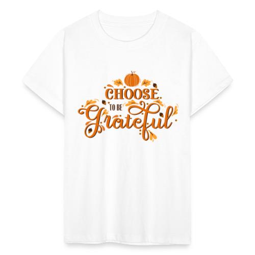 scegli di essere grato - Maglietta per ragazzi