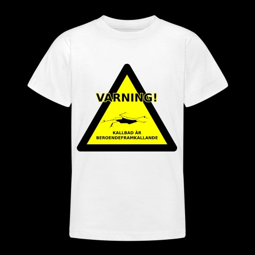 Varning Kallbad - T-shirt tonåring
