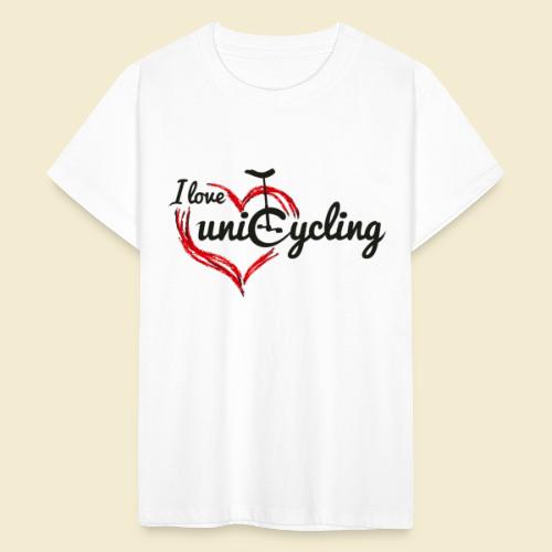 Einrad | I love unicycling - Teenager T-Shirt
