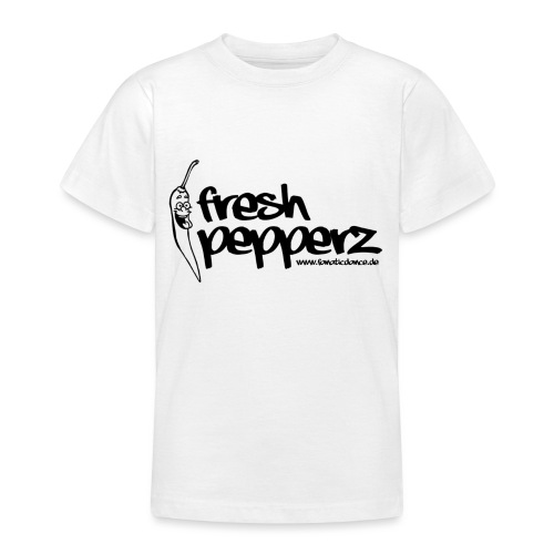 FRESH PEPPERZ Logo black - Teenager T-Shirt