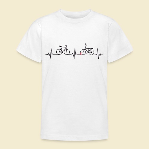 Heart Monitor Kunstrad & Radball - Teenager T-Shirt
