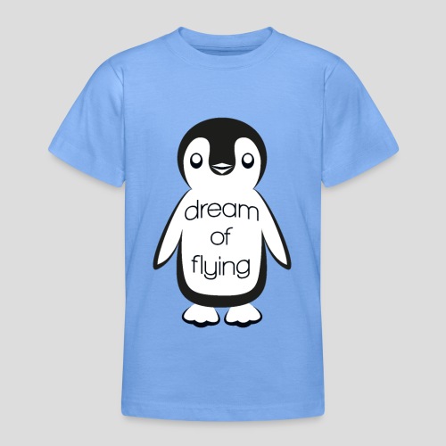 Dream of Flying Penguin - Teenage T-Shirt