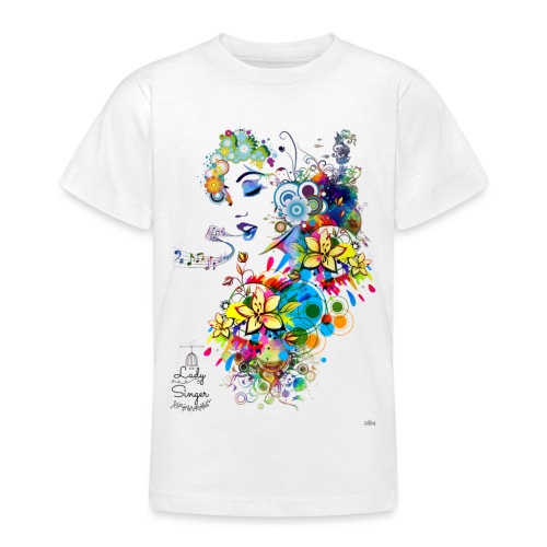 Lady singer -by- T-shirt chic et choc - T-shirt Ado