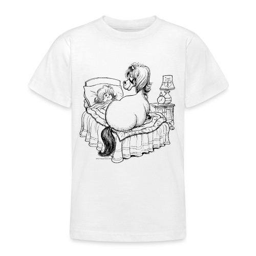 PonyBed Thelwell Cartoon - Teenage T-Shirt