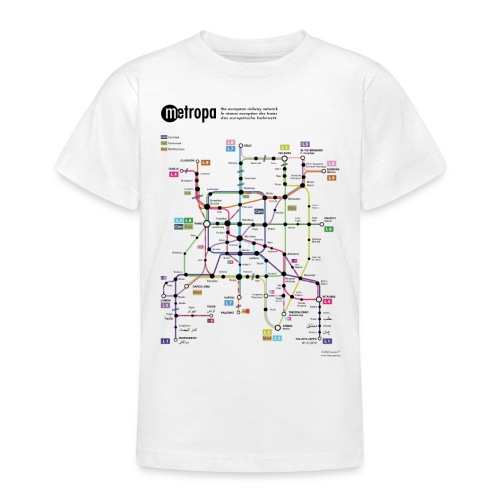 metropa classic map 2022 - Teenager T-Shirt
