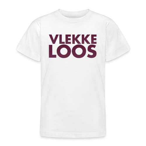 'Vlekkeloos' Wit - Teenager T-shirt