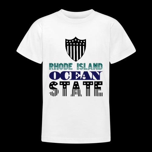 rhode island ocean state - Teenage T-Shirt