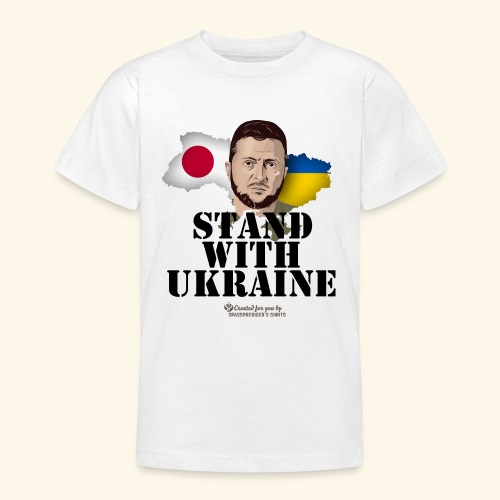 Ukraine T-Shirt Design Japan Selenskyj - Teenager T-Shirt