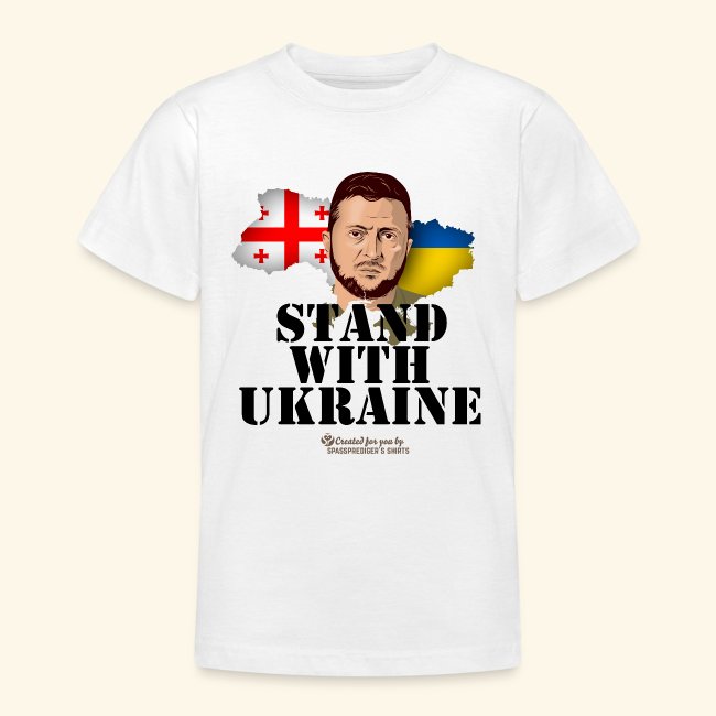 Georgien Stand with Ukraine Selenskyj