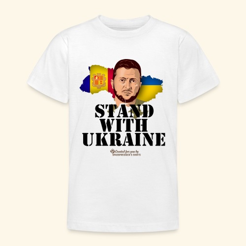 Ukraine Andorra - Teenager T-Shirt