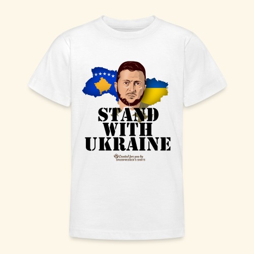 Ukraine Kosovo T-Shirt - Teenager T-Shirt