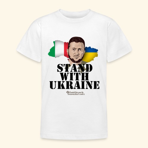 Ukraine Italia Stand with Ukraine - Teenager T-Shirt
