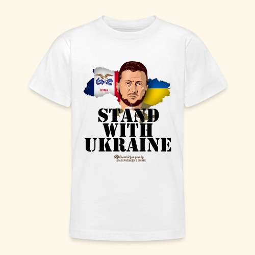 Ukraine Iowa Selenskyj - Teenager T-Shirt