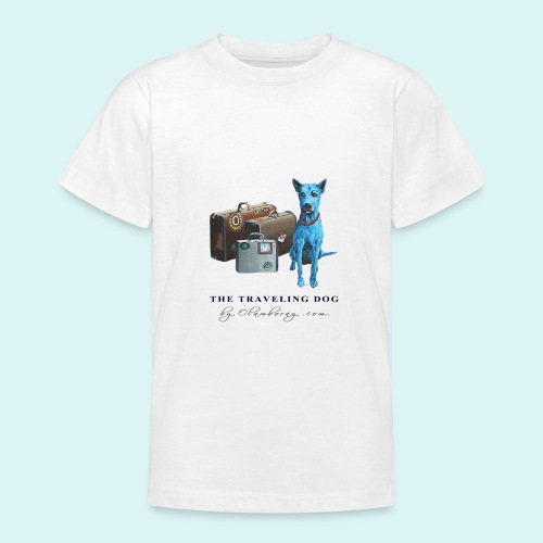 Laly Blue Big - Teenage T-Shirt