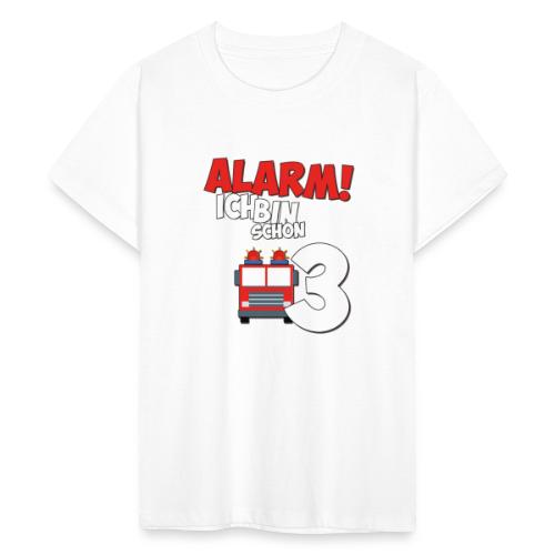 Feuerwehrauto 3. Geburtstag Jungen 3 Jahre - Teenager T-Shirt