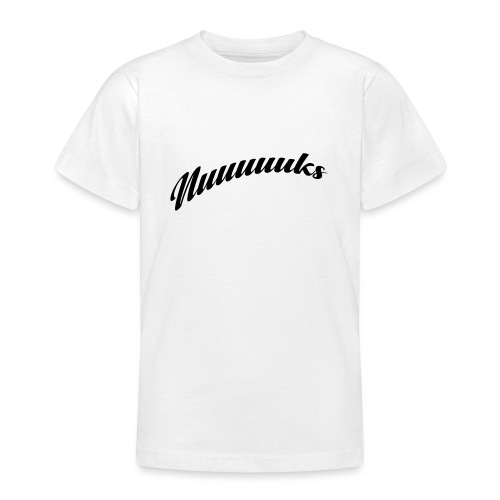 nuuuuks logo - Teenager T-shirt