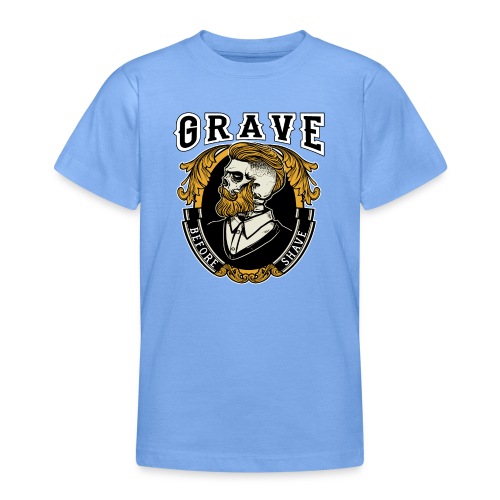 Grave Before Shave Bearded - Teenager T-Shirt