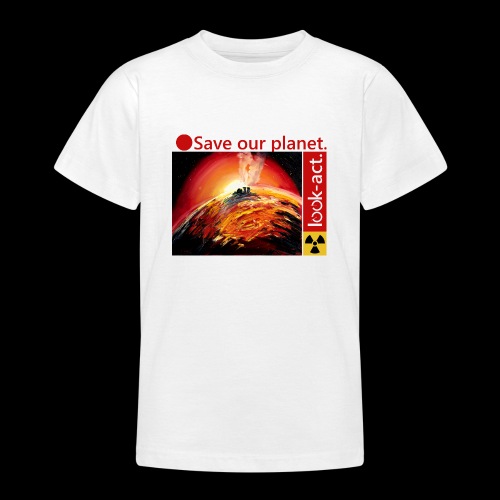 Save our planet. Fukushima Theme - Teenager T-Shirt