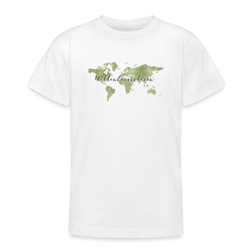 Weltenbummlerin, Kollektion: Reiseliebe - Teenager T-Shirt