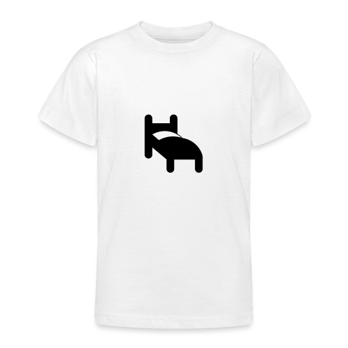 Swedish signs Hotel or lets go to bed - T-shirt tonåring