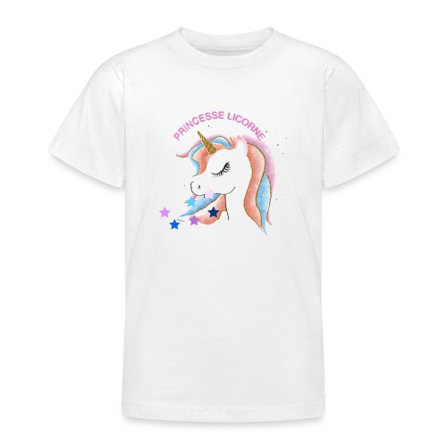 Princesse licorne - T-shirt Ado