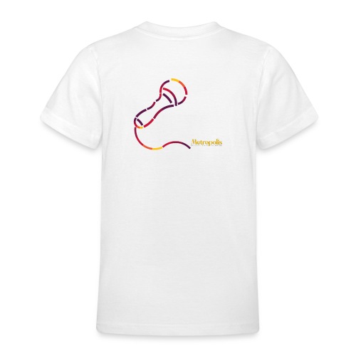 Microphone, rugzijde - Teenager T-shirt