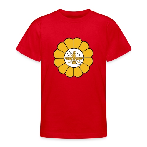 Faravahar Iran Lotus - Teenage T-Shirt