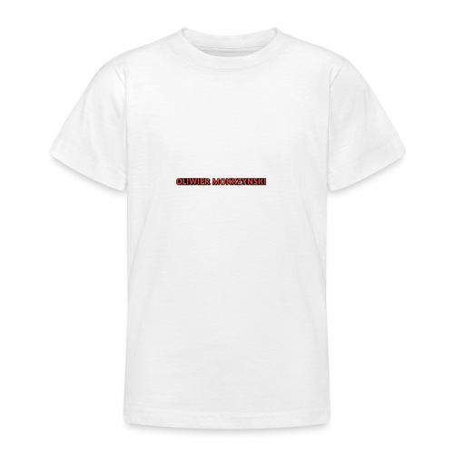 Red Oliwier Mokrzynski logo - Teenage T-Shirt