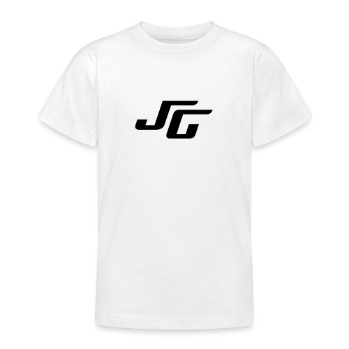 JG Logo schwarz - Teenager T-Shirt