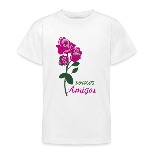rosa rosa : Somos amigos - Teenage T-Shirt
