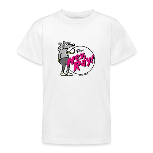 Hey Ray! Logo magenta - Teenager T-Shirt