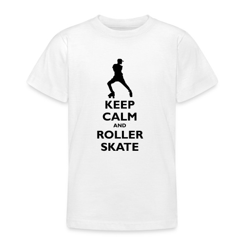 keep calm and roller skate - dip - T-shirt Ado