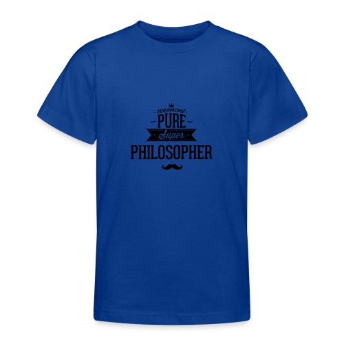100 Prozent Philosoph - Teenager T-Shirt