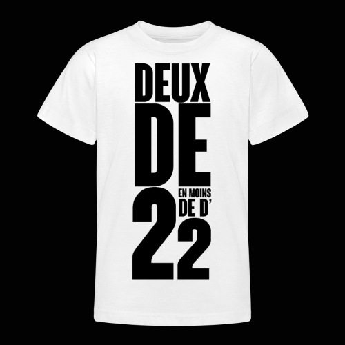 Deux De 2 Official Merch' - T-shirt Ado