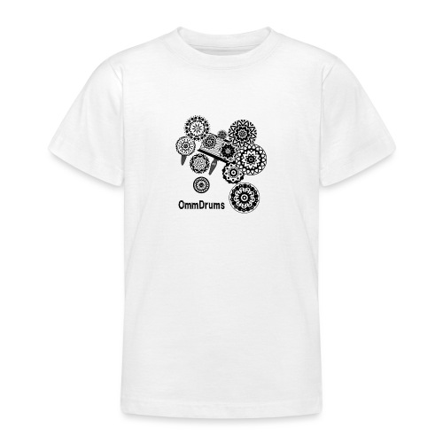 Mandala Drums Omm - Teenager T-Shirt